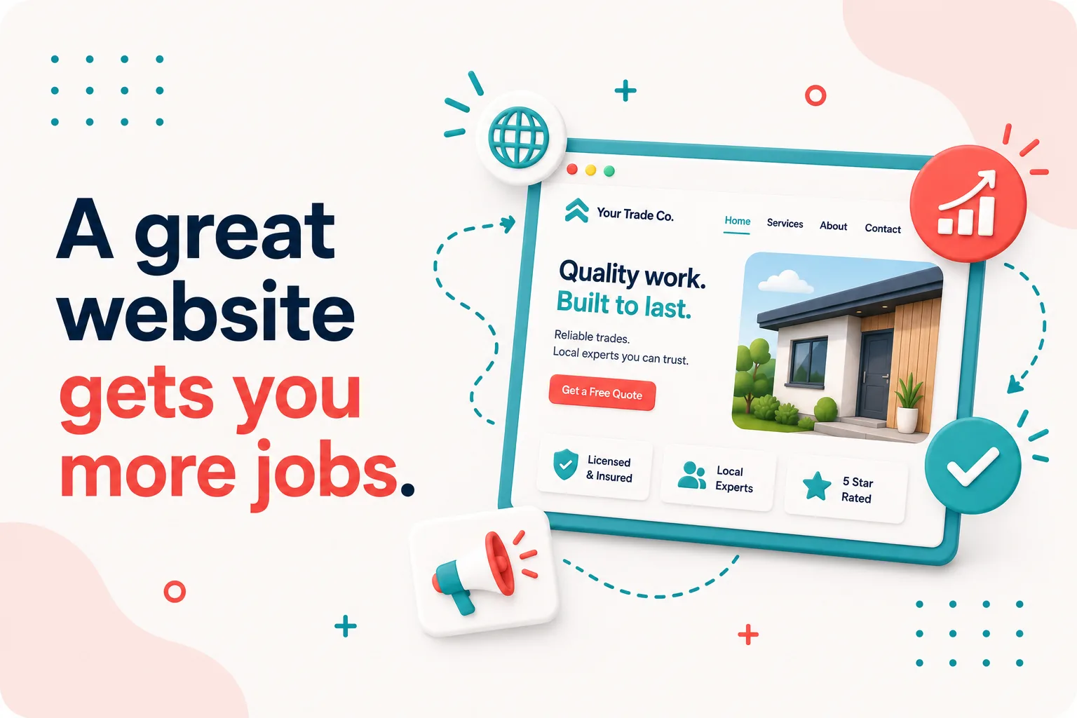 a great website wins you more jobs